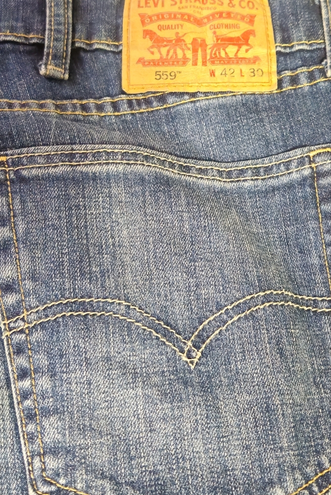 Levi's Blue Bootcut Jeans Classic Style
